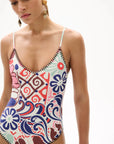 Marietta One Piece Punta Print close up