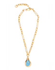 Blue Pond Necklace by itself