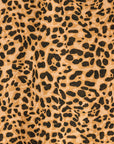 Fern Cami Top in Leopard Cotton close up of fabric design