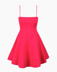 Staud Wylie Mini Dress in Cherry by itself