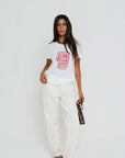 Sardine Summer Femme Crew full body front view on model