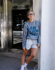 Stay Home Club Raglan Crew full body