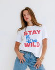 Stay Wild Horse Everyday Tee front
