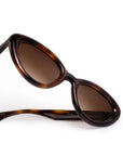 Sasha Sunglasses Maple close up
