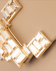 Eli Deco Inspired Clutch Natural strap detail