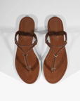 Cordelia Flat Sandal top view