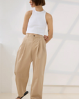 The Cropped Not So Basic Tank in White