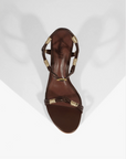 Nara Mid Leather Sandal top view
