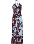 Shelter Island Dress front view on white background