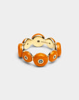 Sole Blue Eternity Band top/front view