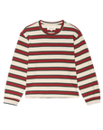 The Campus Crew Cream and Bridle Stripe by itself