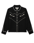 the western shirt with white background