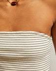 Perfect White Tee Talula Stripe Tube Top stripe detail