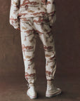 The Stadium Sweatpant in riding horses print back