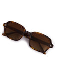 Tommie Havana Polarized Sunglasses folded up