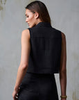 Vera Top Black back view
