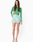 Jaye Cropped Knit Top Meadow full body front