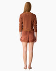 Anora Silk Short Affogato full body back