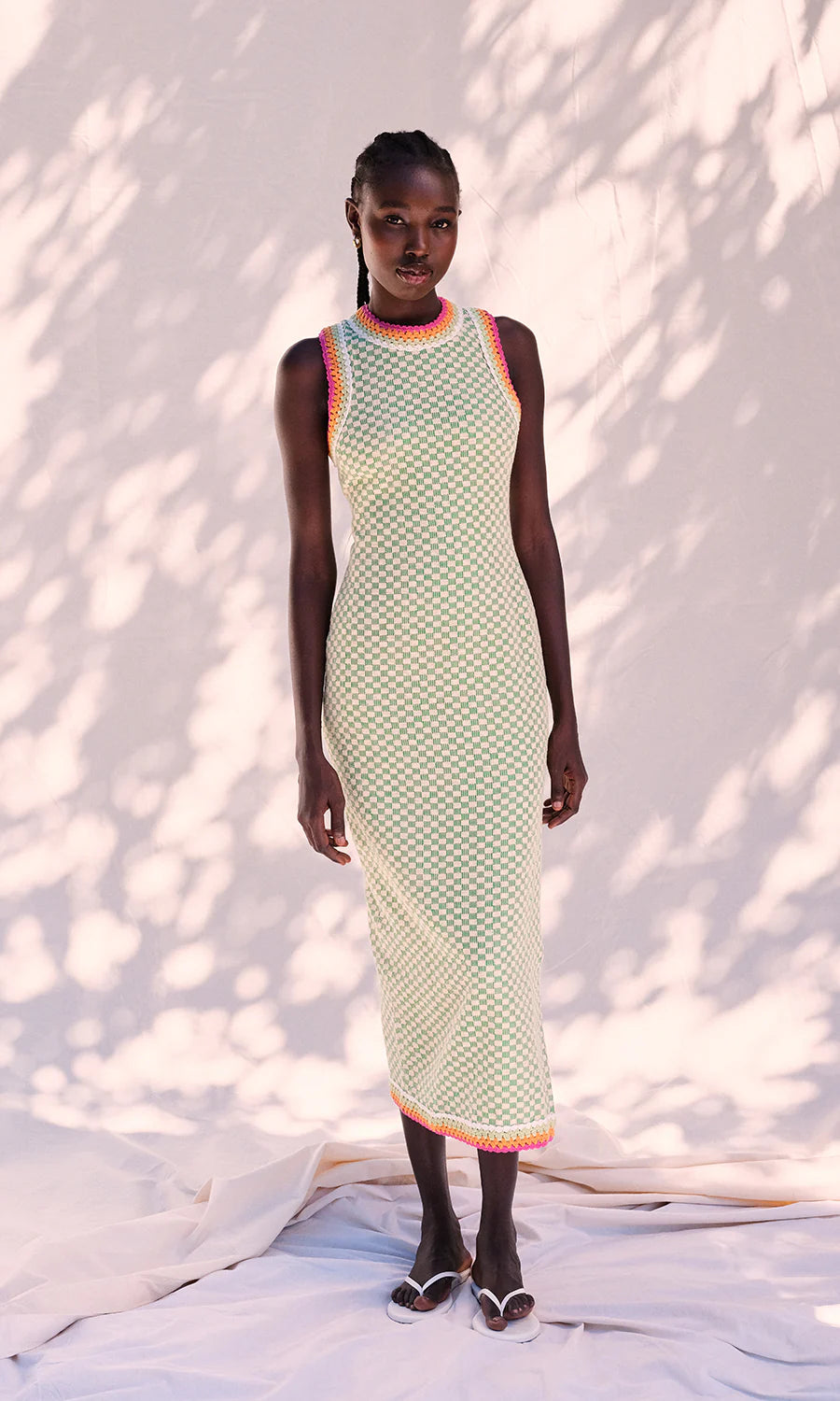 green emerald velvet dress M.PATMOS Penelope Dress - Hot Pink