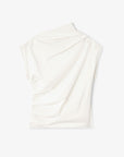 Stretch Cotton Ruched Top by itself