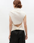 Stretch Cotton Ruched Top back