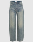 rhinestone blue jean on a white background