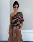 Erin One Shoulder Top front