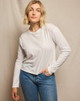 Axel Long Sleeve Crew Tee front, size L