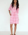 Benita Dress full body front view on model