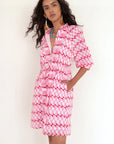 Benita Dress full body side and front view on model