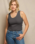Blondie Tank Vintage Black front, size L