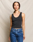 Blondie Tank Vintage Black front, size S