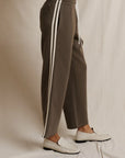 Claud Travel Pant side view on model from waist down