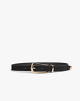 The Suede Statement Belt Black by itself