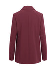 Maroon blazer on a white background