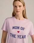 Favorite Daughter Mom of the Year Tee Wisteria Veneti close up front
