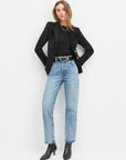 The Otto High Rise Boyfriend Ankle full body front