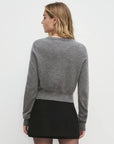 Cropped Rebecca Cardigan back view