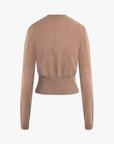 The Elena Long Sleeve Top by itself back