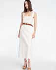 The Perfect Opportunity Linen Dress full body front