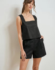 The Favorite Short and The Linen Abby Top front