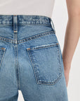 The Otto High Rise Boyfriend Ankle close up back