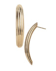 Nic Earrings Gold by itself