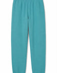 Johnny Sweatpant in Teal Blue front view on white background