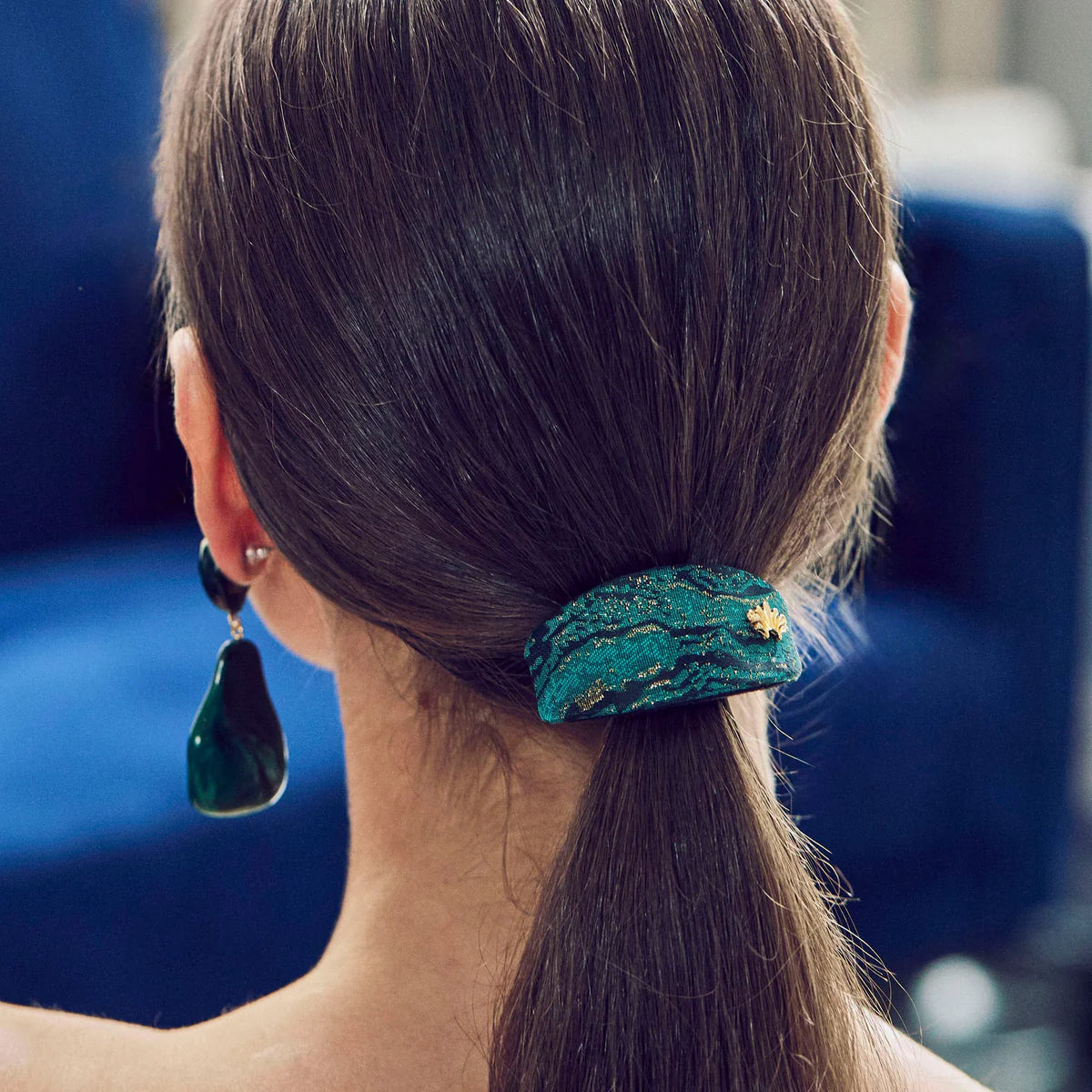 Genie Floral Jacquard Hair Tie – Penelope T