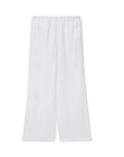 White pants on a white background