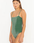 Lurex Malta One Piece Midori side/front view