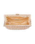 Samira Evening Bag top, open view