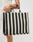 Iona Tote Bag close up on model's arm