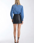 Pauli Mini Skirt back view on model